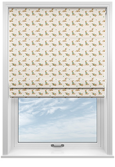 Dasching About, Fetch Biscuit - Roman Blind
